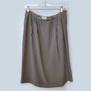 Dries Van Noten Silk Polka Dot Skirt Sz 38